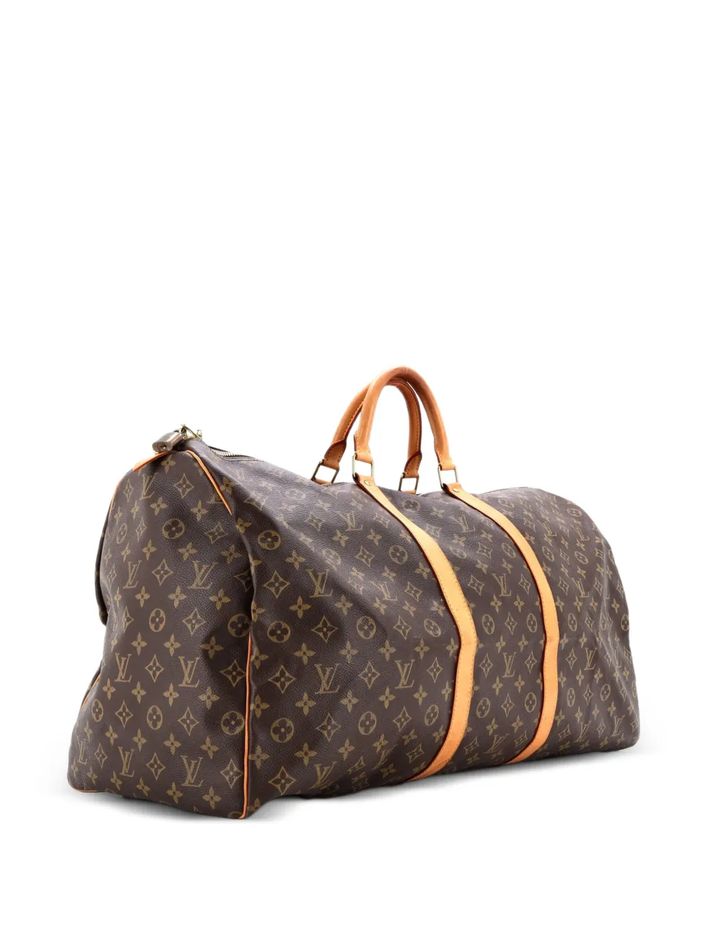 Louis Vuitton Pre-Owned Keepall Bag Monogram Canvas 60 travel bag - Marrone