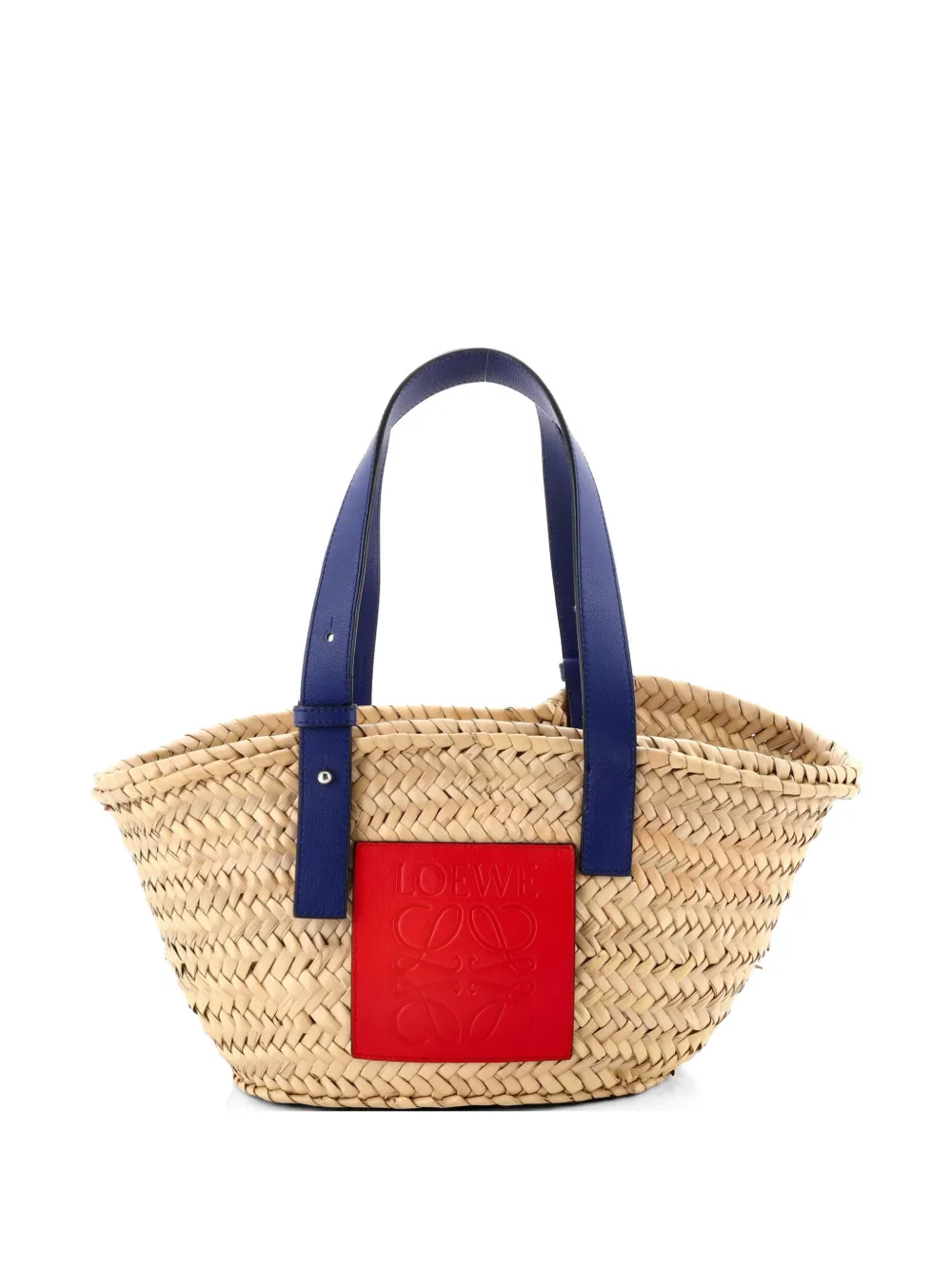 Loewe Pre-Owned Basket Raffia Medium tote bag - Toni neutri