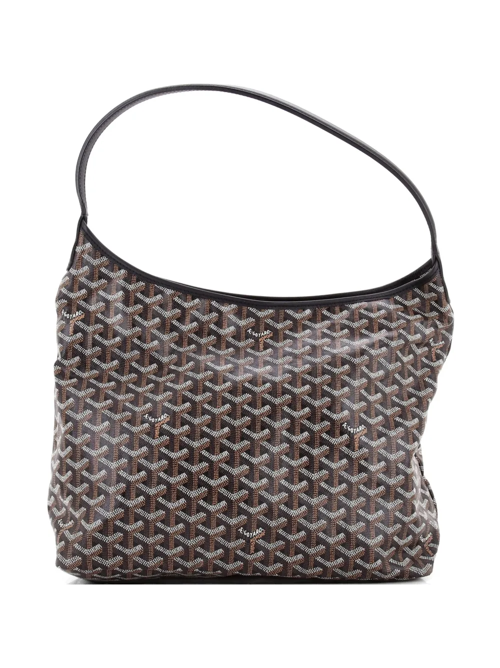 Goyard Pre-Owned Boheme Coated Canvas hobo bag - Nero