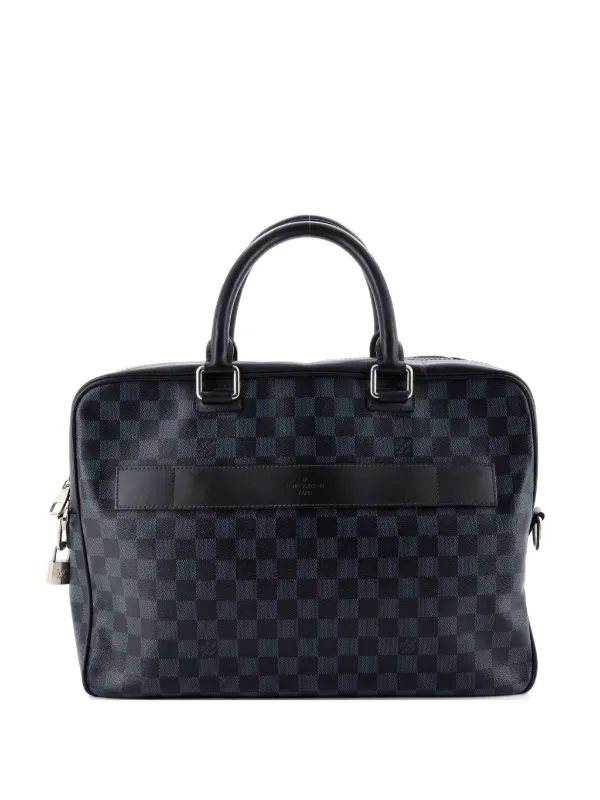 Louis Vuitton Pre-owned Porte-documents Damier Cobalt Business Bag in Blue