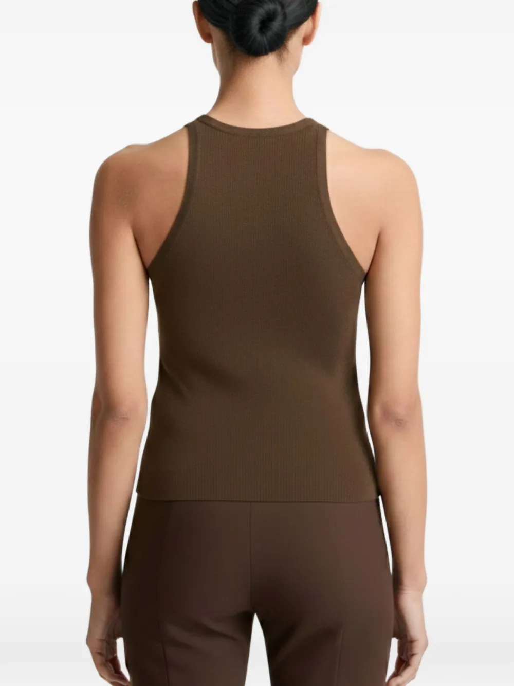 Vince Geribbelde tanktop Bruin