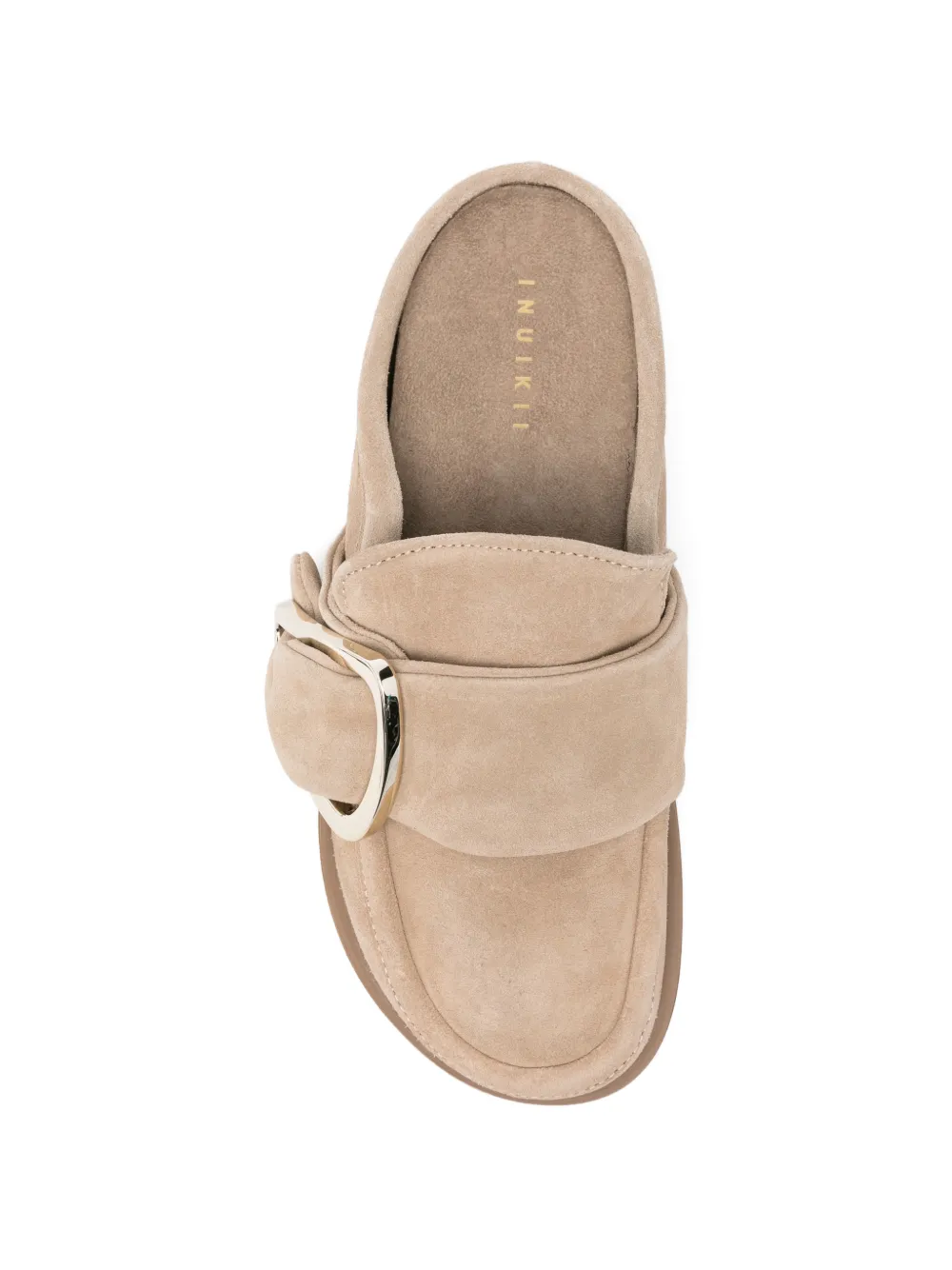 Inuikii soft buckle mules Beige