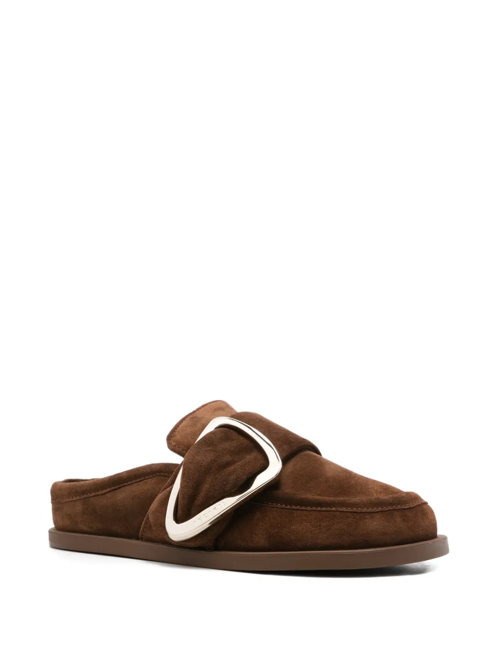 Inuikii Zachte muiltjes met gesp Bruin