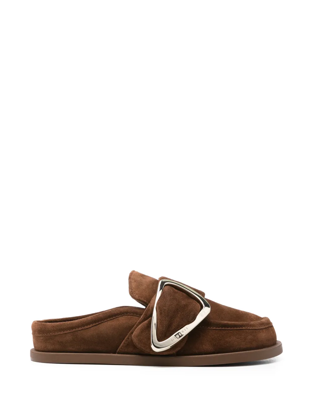 Inuikii buckle soft mules - Braun