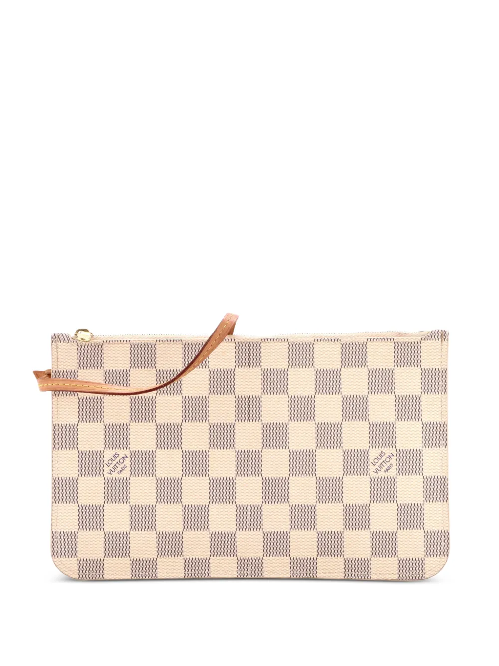 Louis Vuitton Pre-Owned Neverfull Pochette Damier Large pouch - Bianco