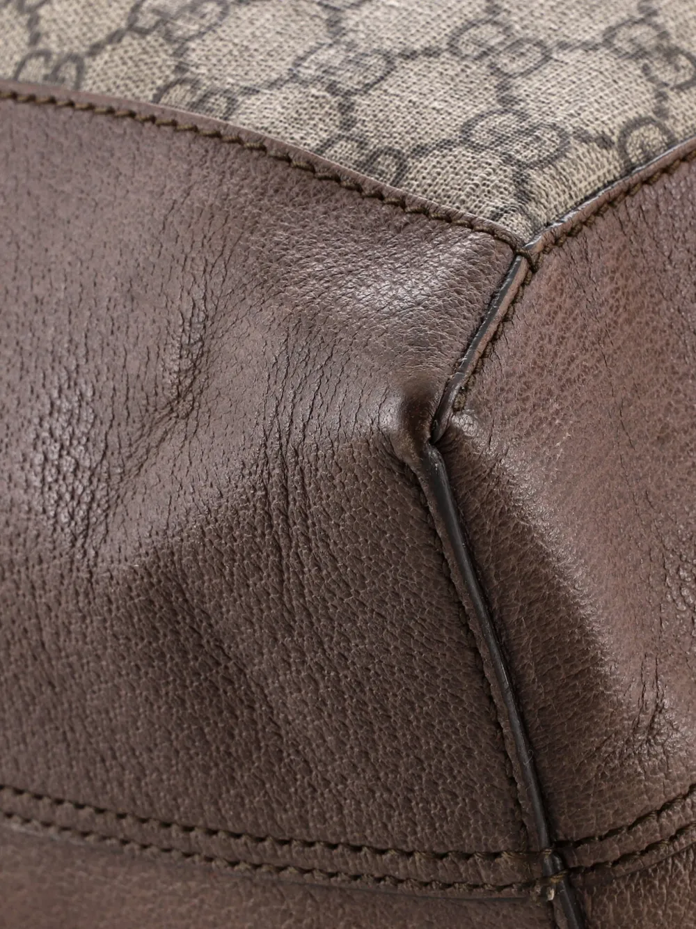 Ophidia Soft Open Gg Coated Canvas East West Tote Bag