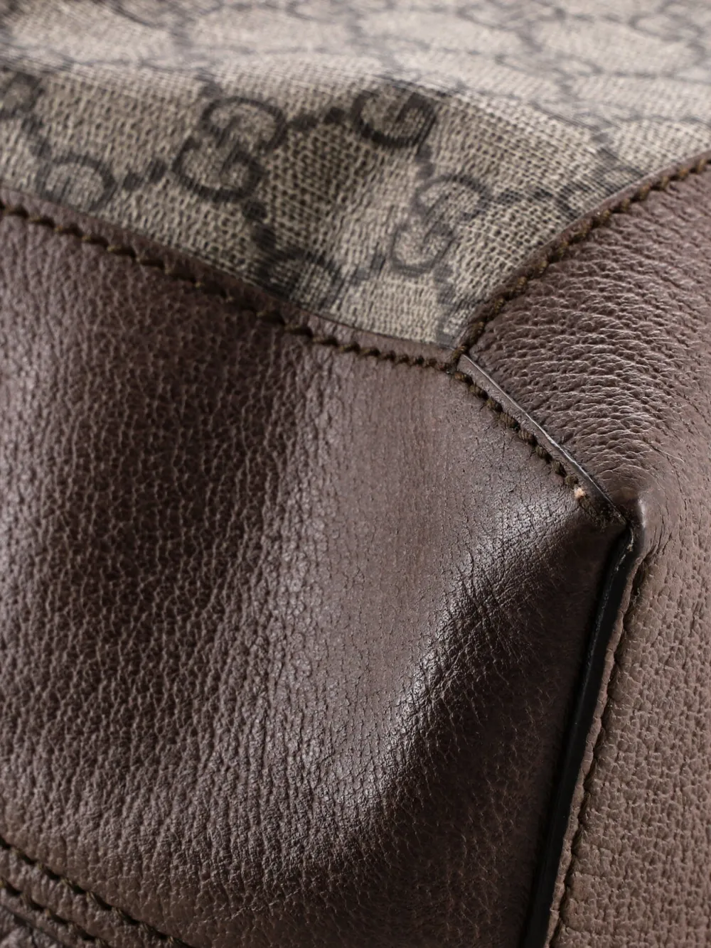 Ophidia Soft Open Gg Coated Canvas East West Tote Bag