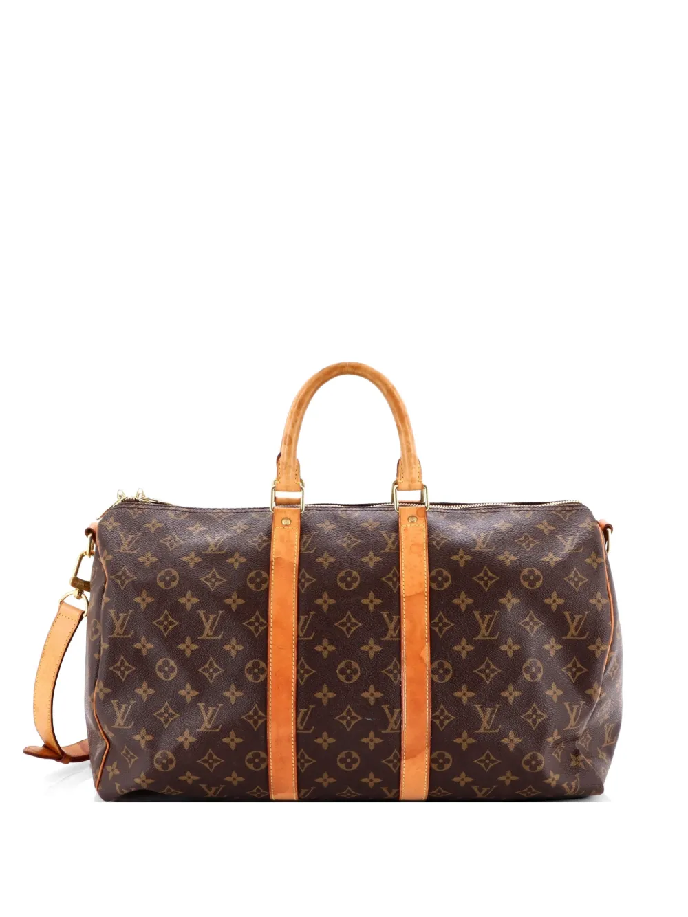 Louis Vuitton Pre-Owned Keepall Bandouliere Bag Monogram Canvas 45 travel bag - Marrone