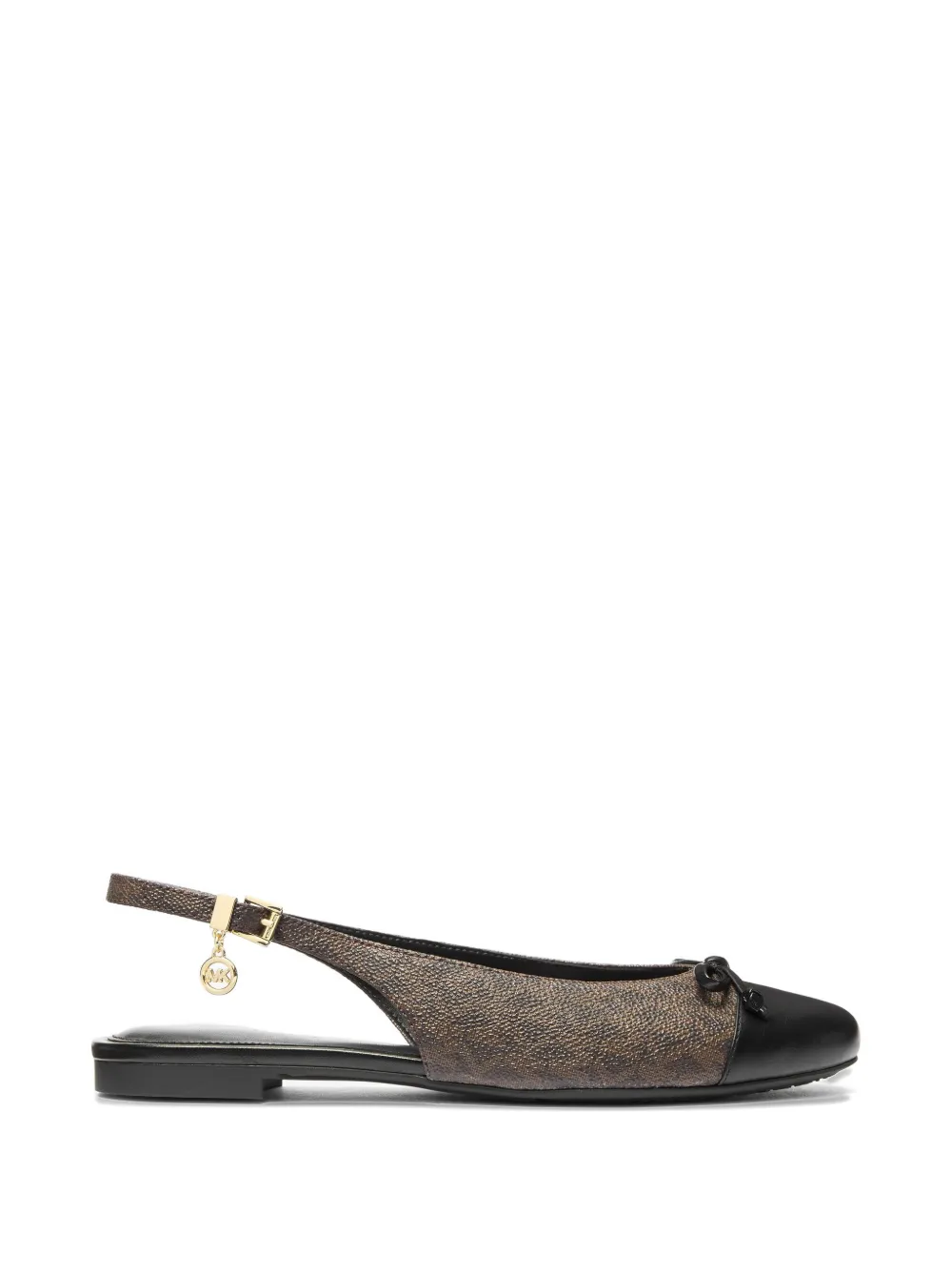 Michael Kors Piper slingback ballet flats - Marrone