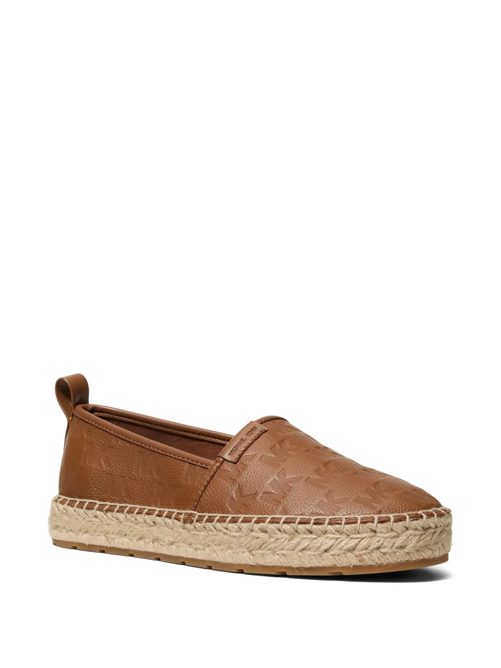 Michael Kors Elias espadrilles met logo-reliëf Bruin