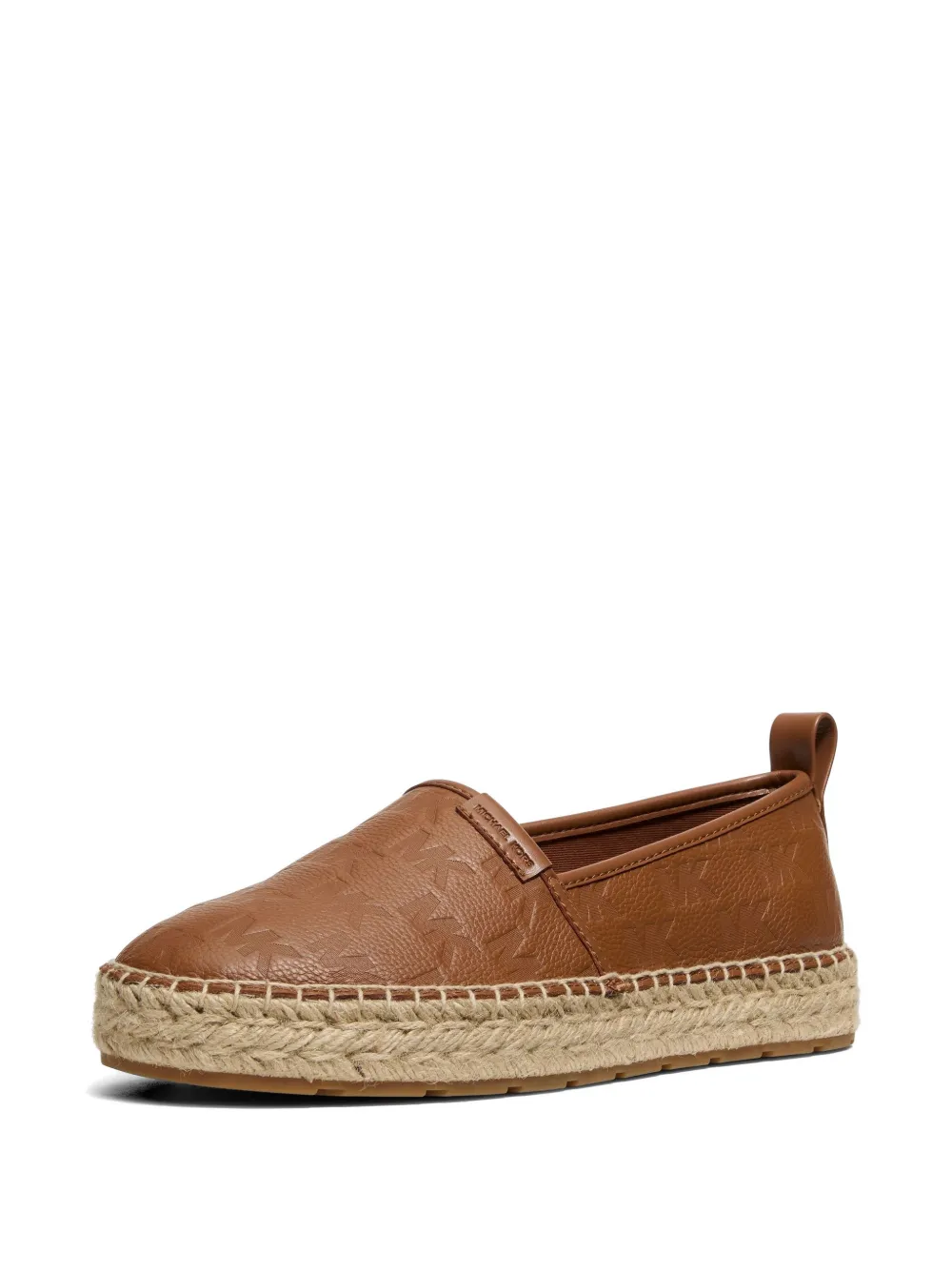 Michael Kors Elias espadrilles met logo-reliëf Bruin