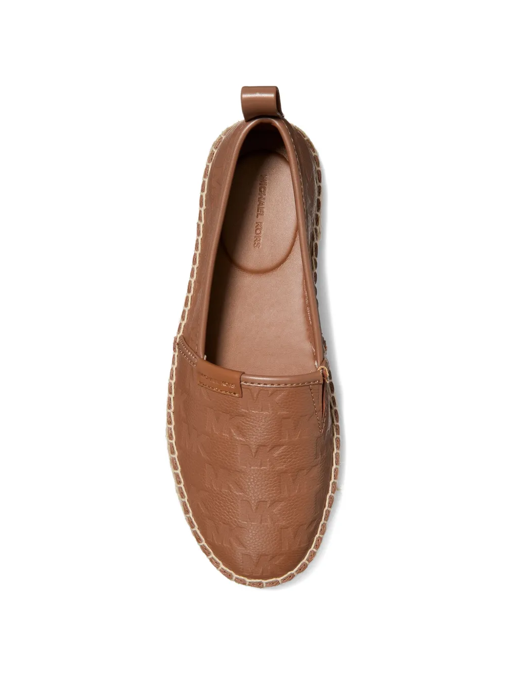Michael Kors Elias espadrilles met logo-reliëf Bruin