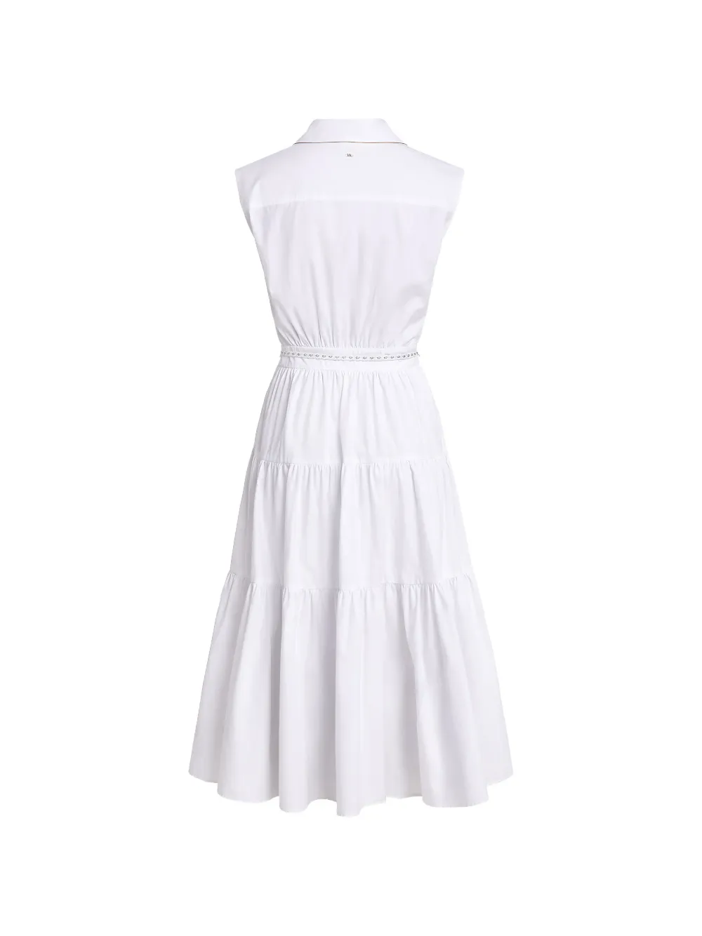 Michael Kors Gelaagde midi-blousejurk Wit