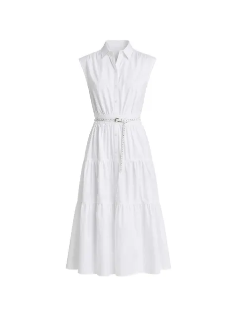 Michael Kors tiered shirt midi dress