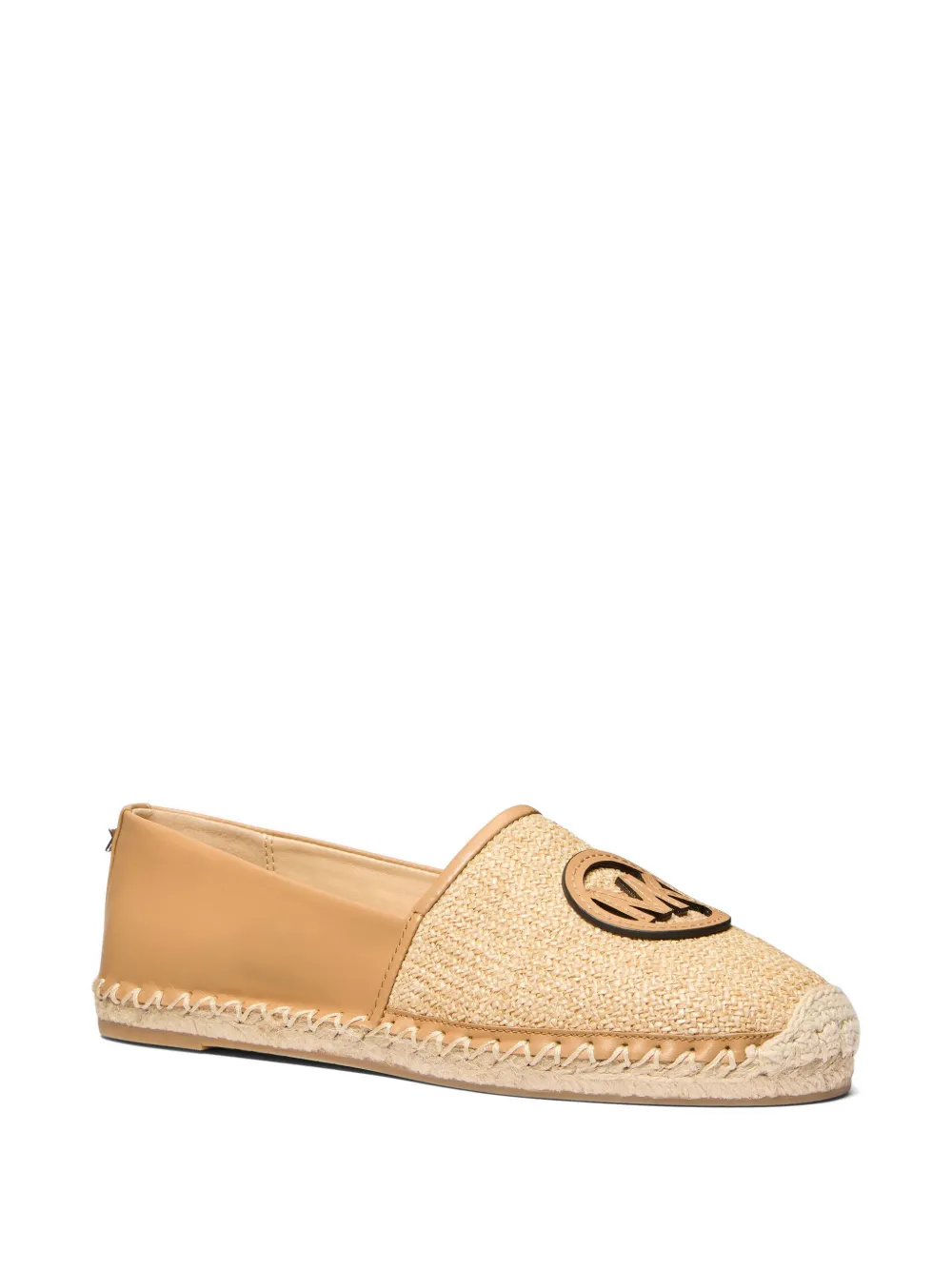 Michael Kors Kenzie espadrilles met logoplakkaat Beige
