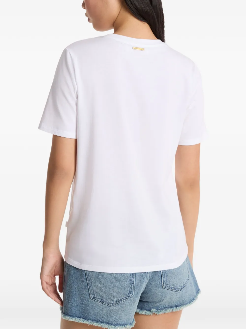 Michael Kors Empire T-shirt met logo Wit