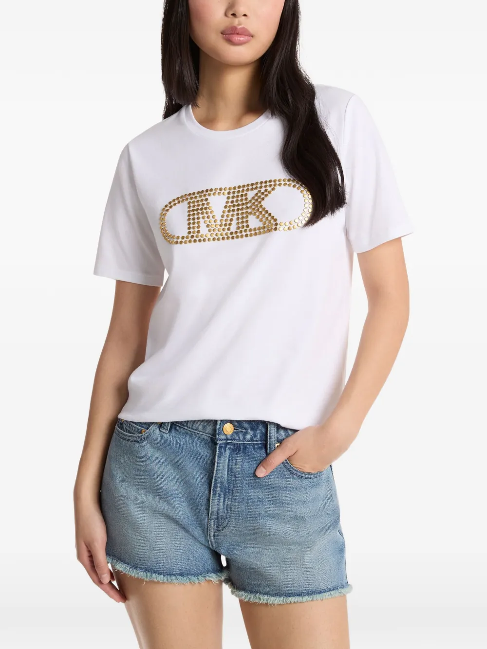 Michael Kors Empire logo T-shirt - Bianco
