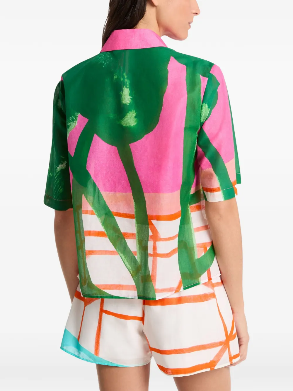 Michael Kors St Tropez T-shirt met print Roze