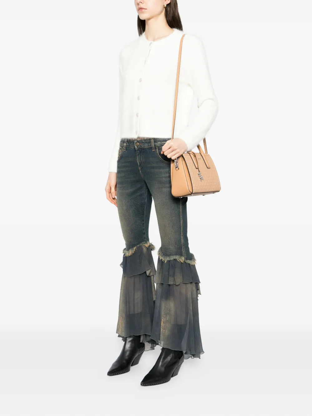 Michael Kors Kleine Laila shopper Bruin