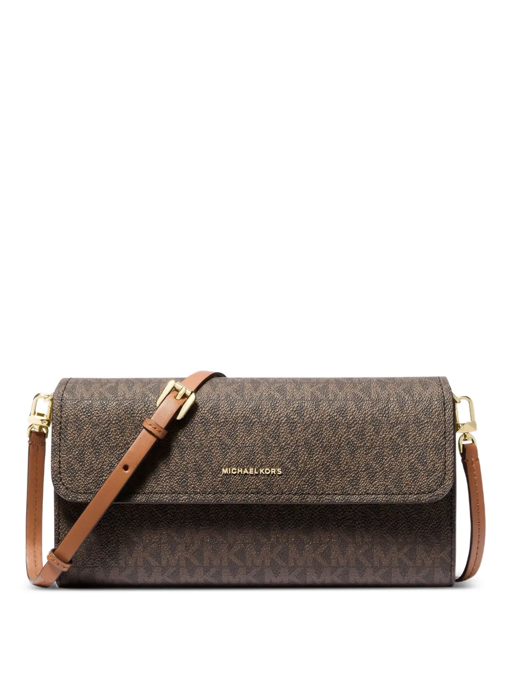 Michael Kors small Jet Set cross body bag - Marrone