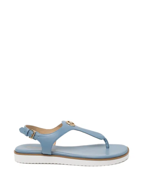 Michael Kors logo-patched Val Thong sandals
