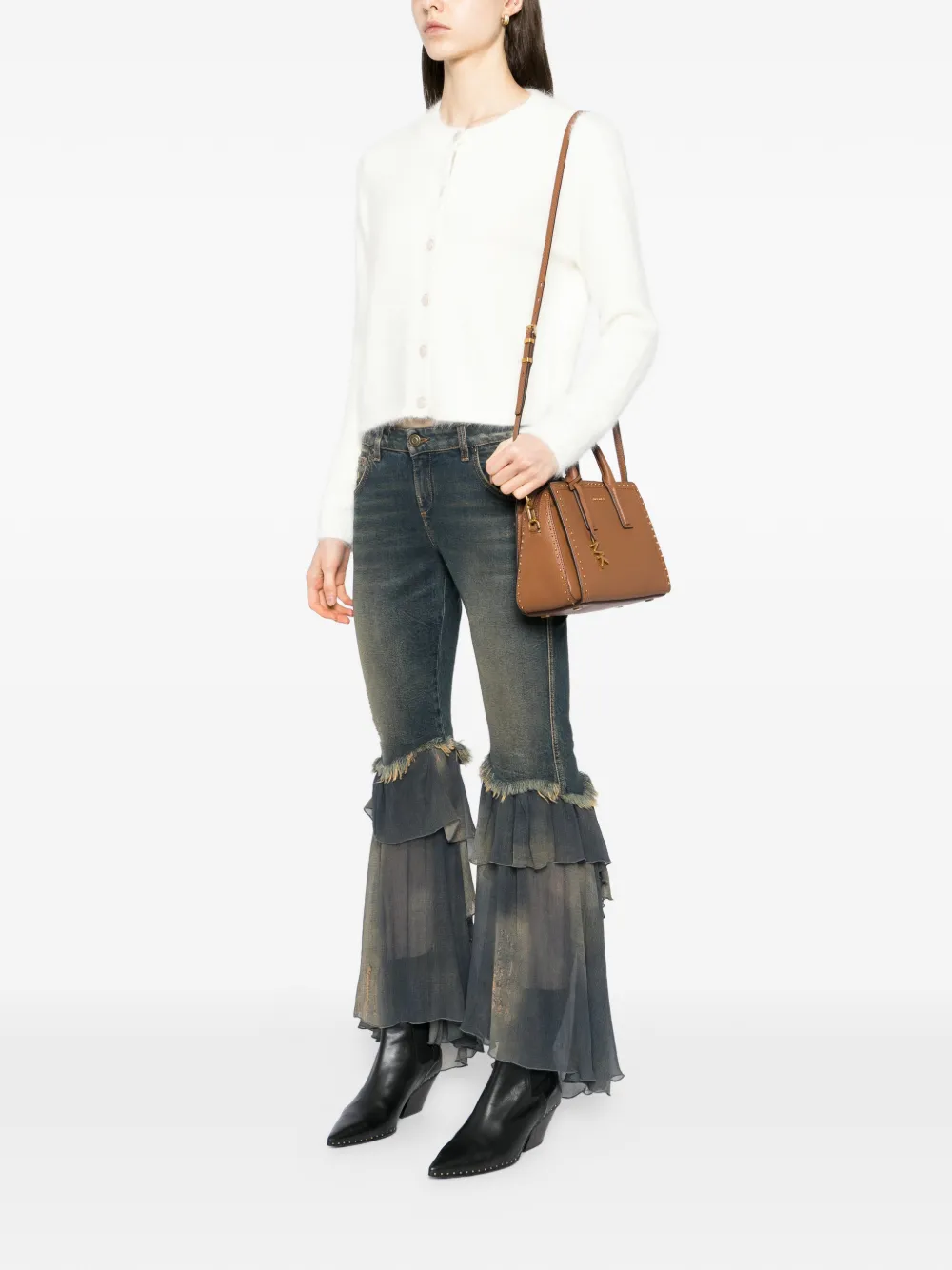 Michael Kors Kleine Laila shopper Bruin