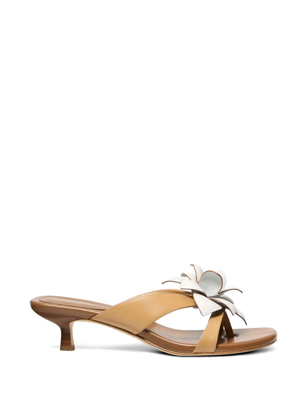 Michael Michael Kors Jacie floral-appliqué sandals - Neutrals