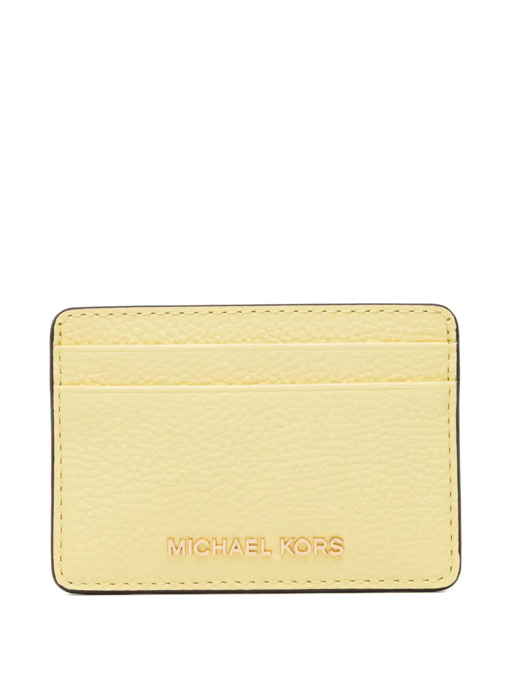 Michael Kors leather card holder - Giallo