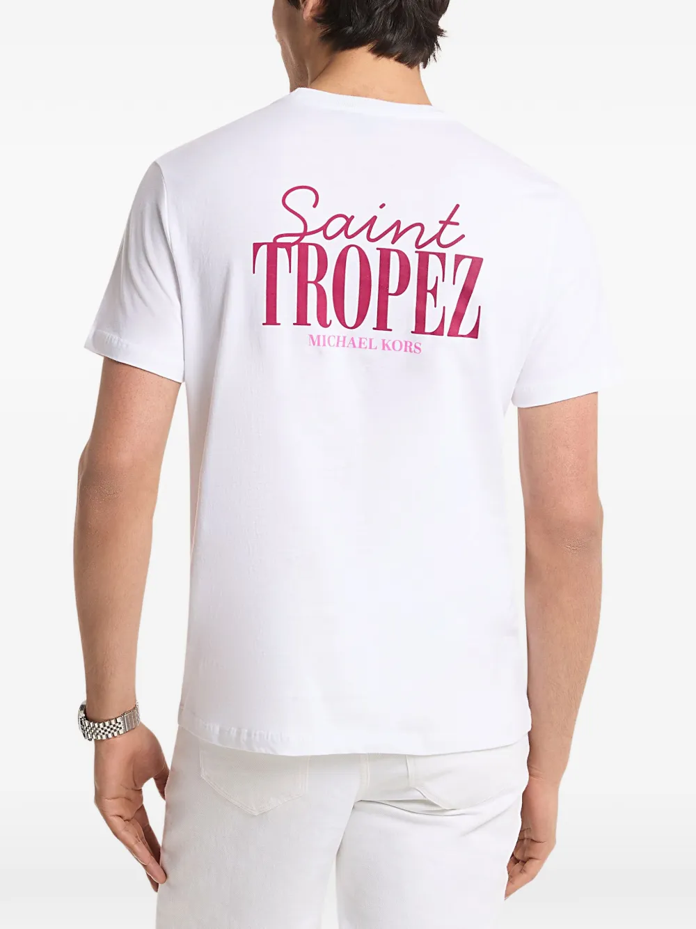 Michael Kors T-shirt met print Wit