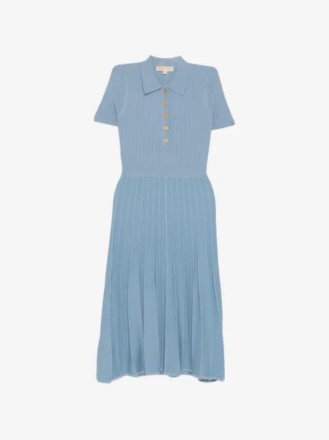 Michael Kors vestido midi con cuello de playera tipo polo
