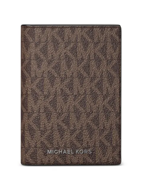 Michael Kors monogram-pattern cardholder