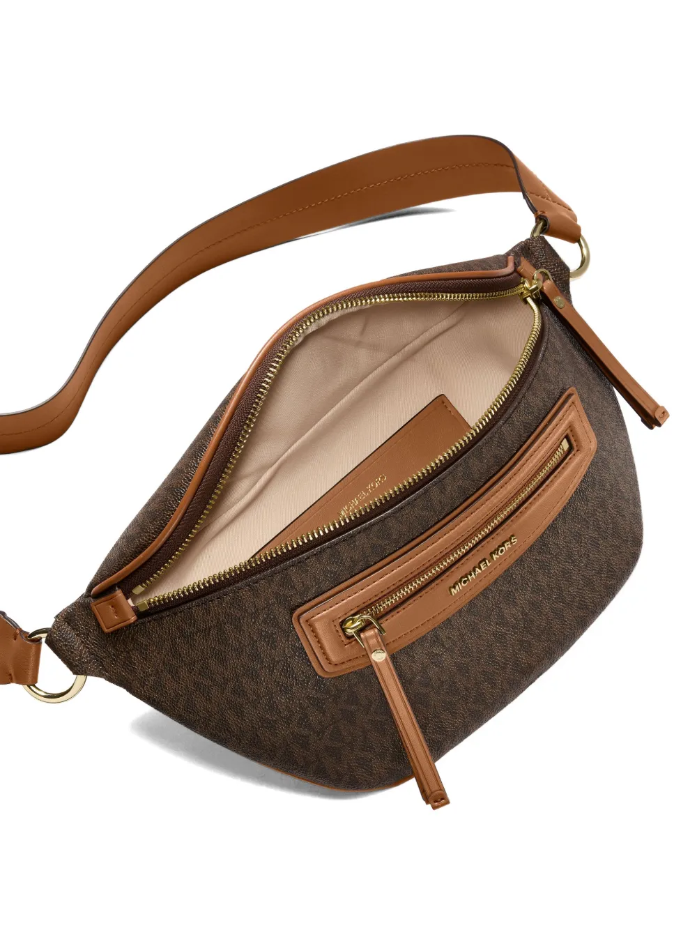 Michael Kors Jet Set medium reistas Bruin