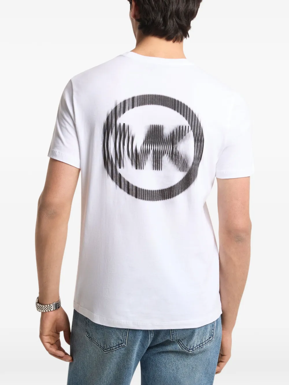 Michael Kors T-shirt met logoprint Wit