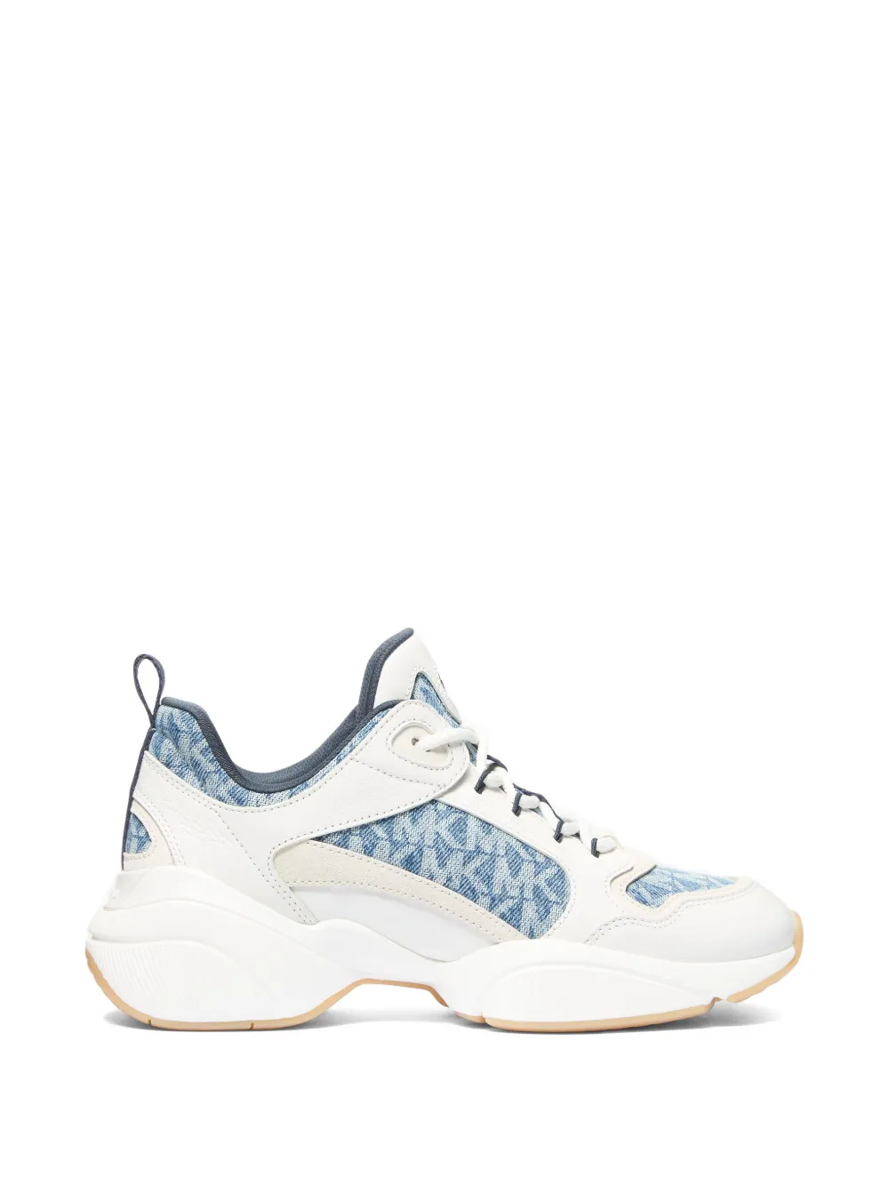 Michael Kors logo-print sneakers - Weiß