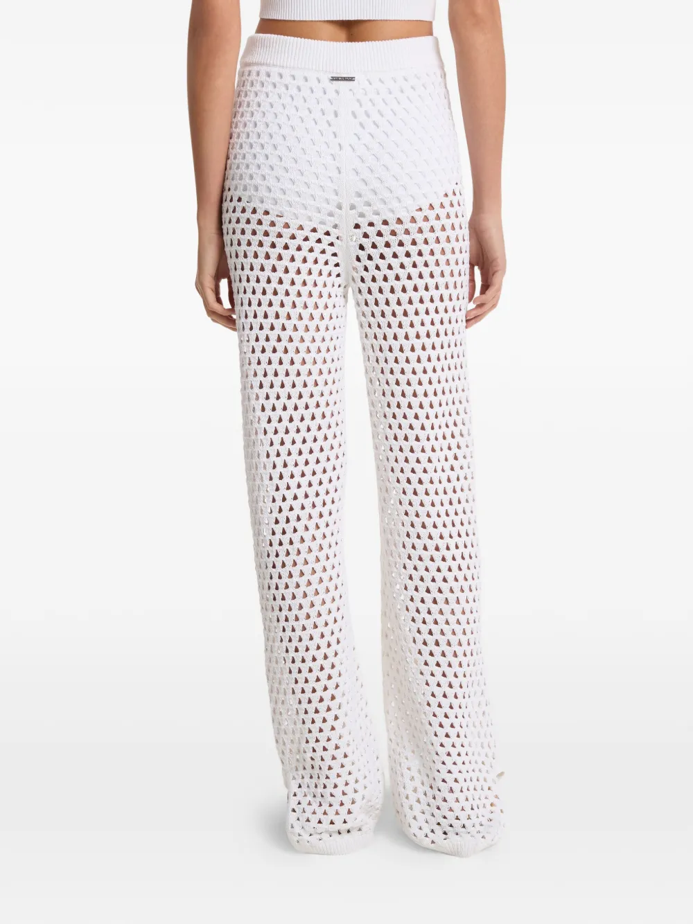 Michael Kors Fauchet opengebreide broek Wit