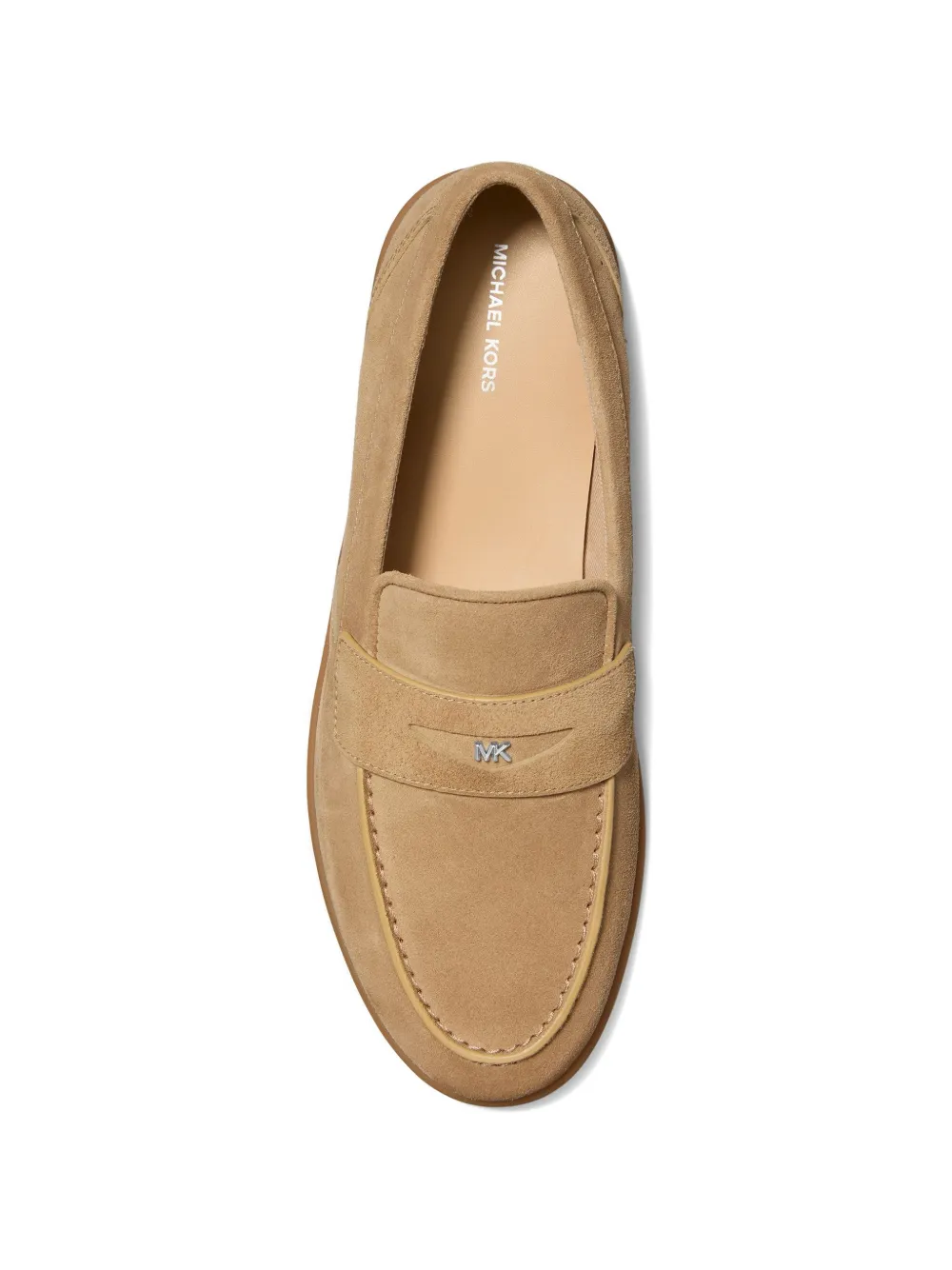 Michael Kors Loafers met penny afwerking Beige