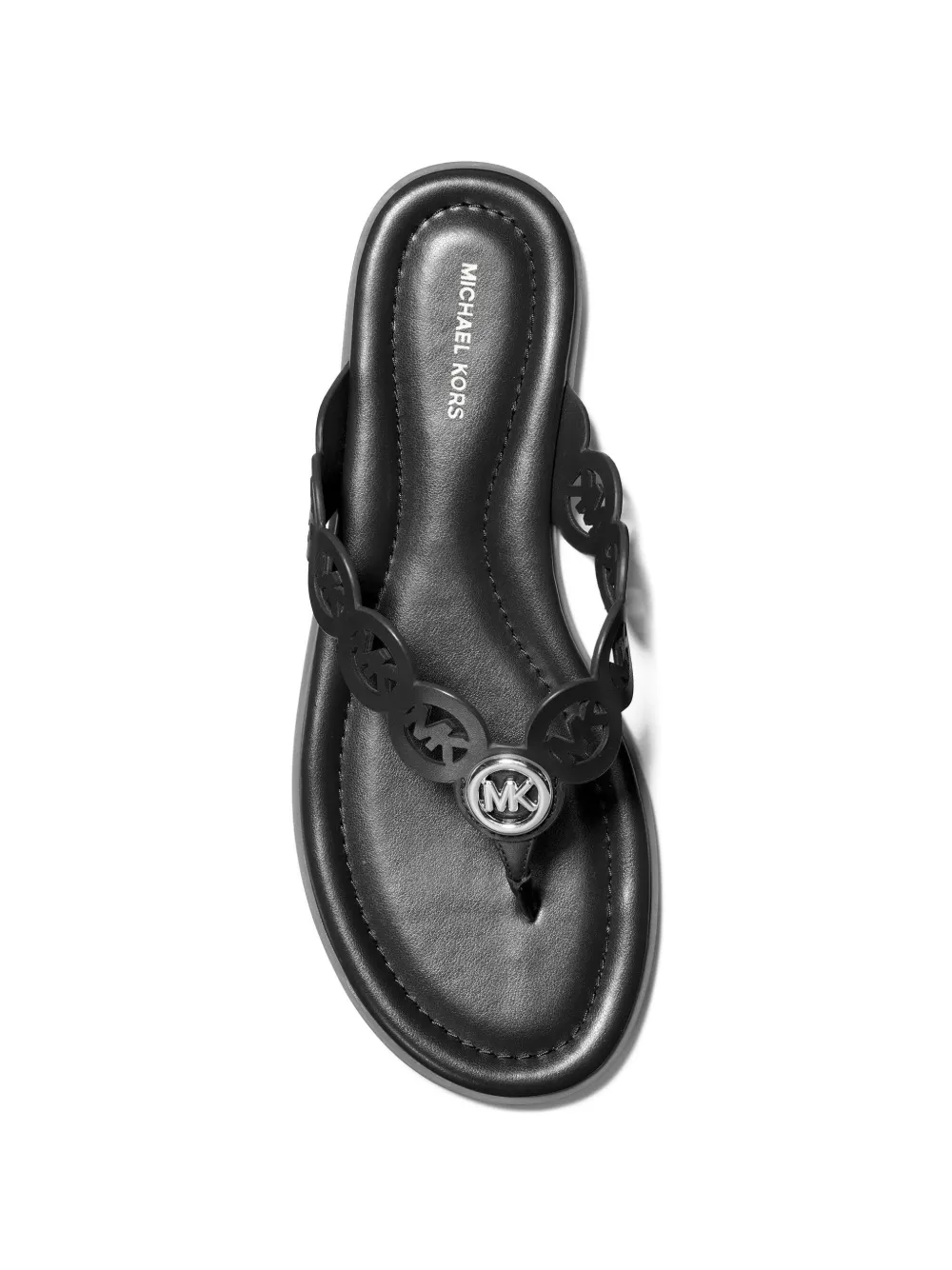 Michael Kors Janie sandalen met logoplakkaat Zwart