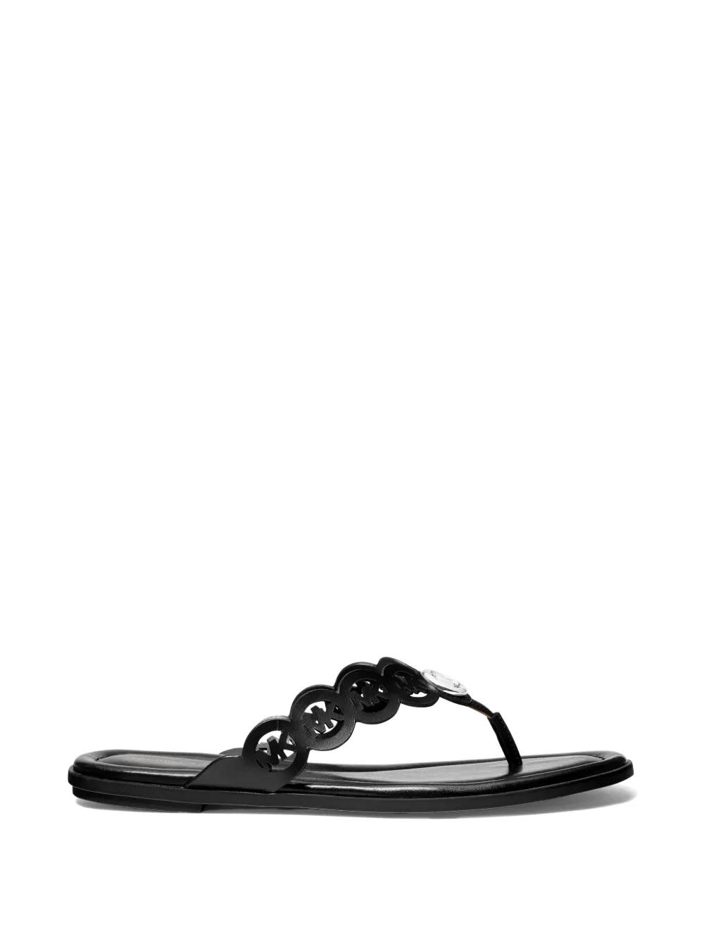 Michael Kors Janie sandalen met logoplakkaat Zwart