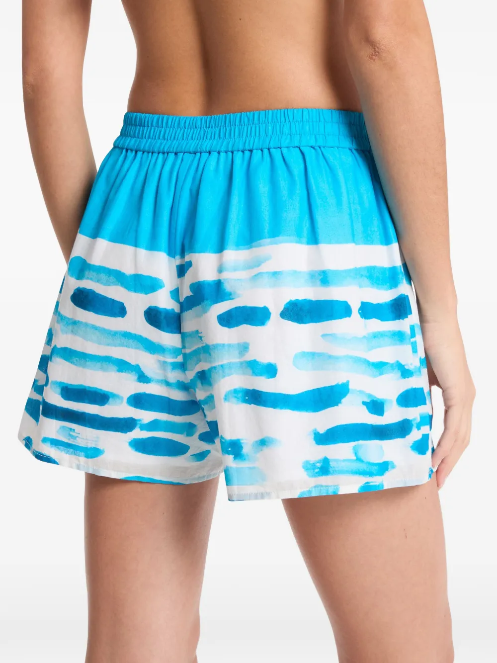 Michael Kors Zijden shorts Blauw