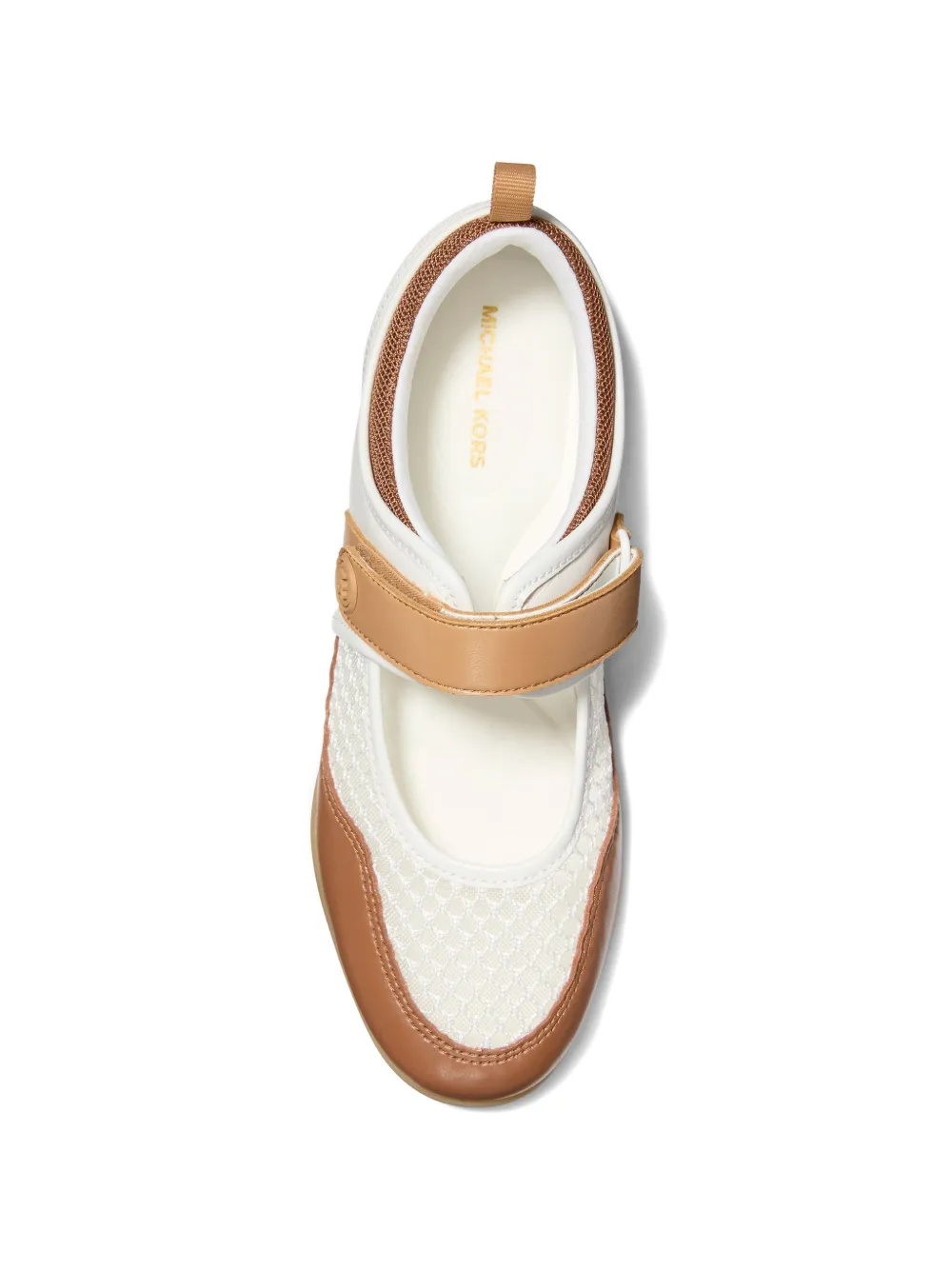 Michael Kors Kyler sneakers met vlakken Beige
