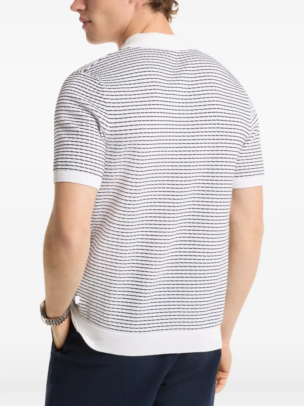 Michael Kors Gestreept poloshirt Wit
