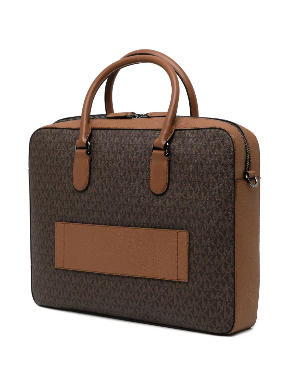 Michael Kors Aktetas met monogram en rits Bruin