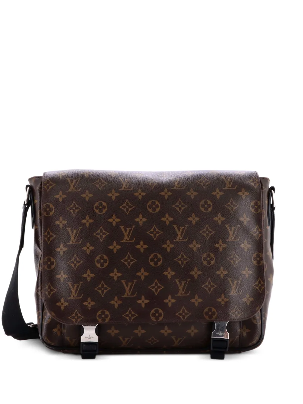 Louis Vuitton Pre-Owned Clarence Handbag Macassar Monogram Canvas crossbody bag - Nero