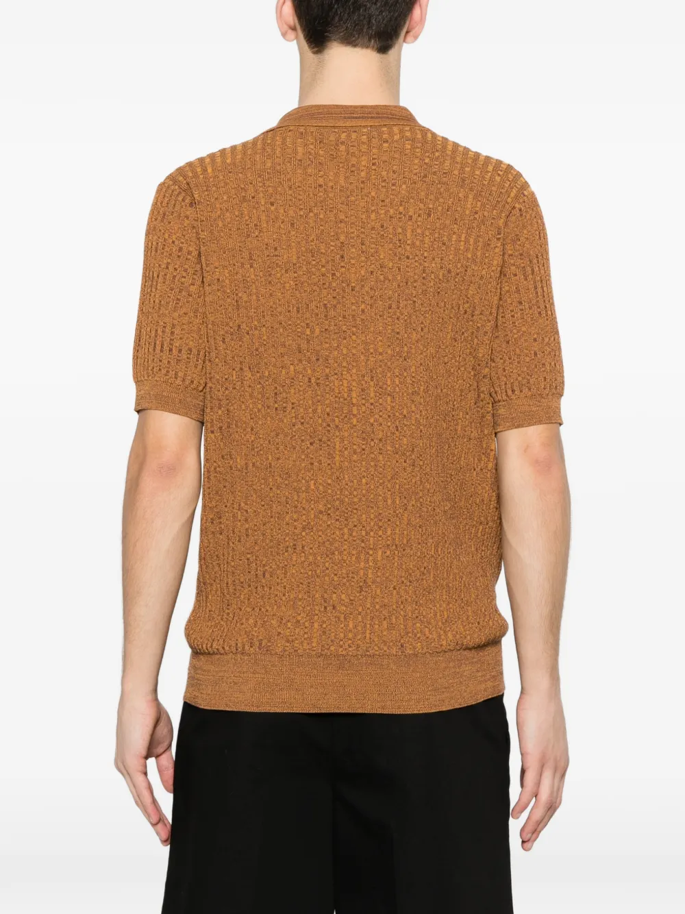 Roberto Collina Gebreid T-shirt Bruin