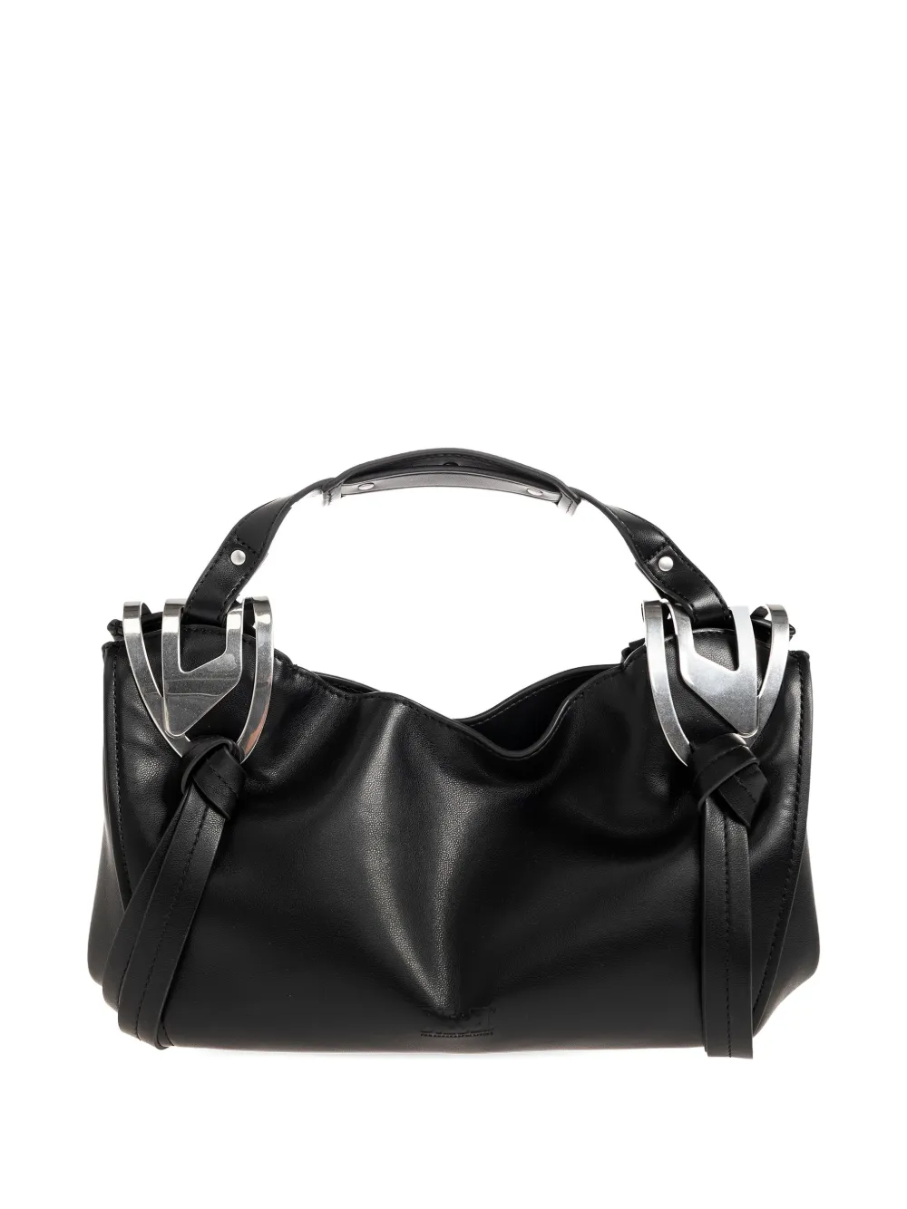 Diesel knot top handle shoulder bag - Nero