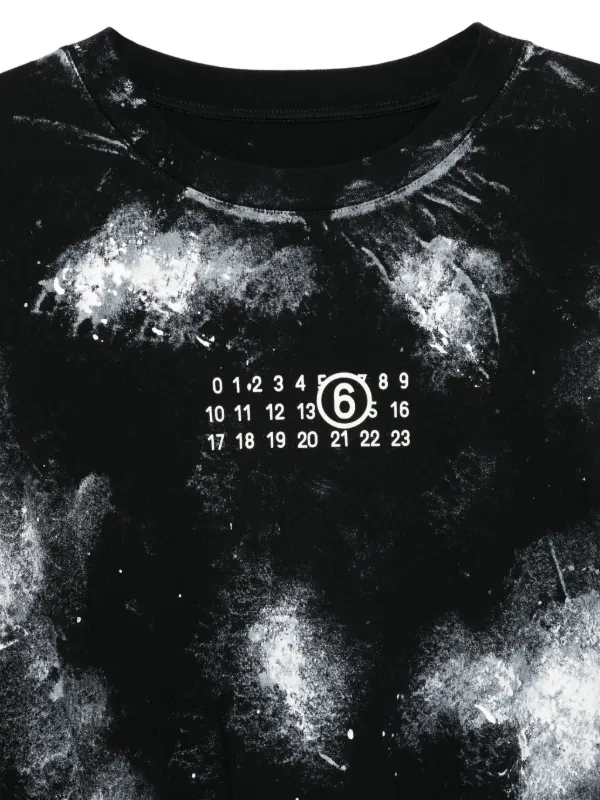 MM6 Maison Margiela グラフィック Tシャツ | ブラック | FARFETCH JP