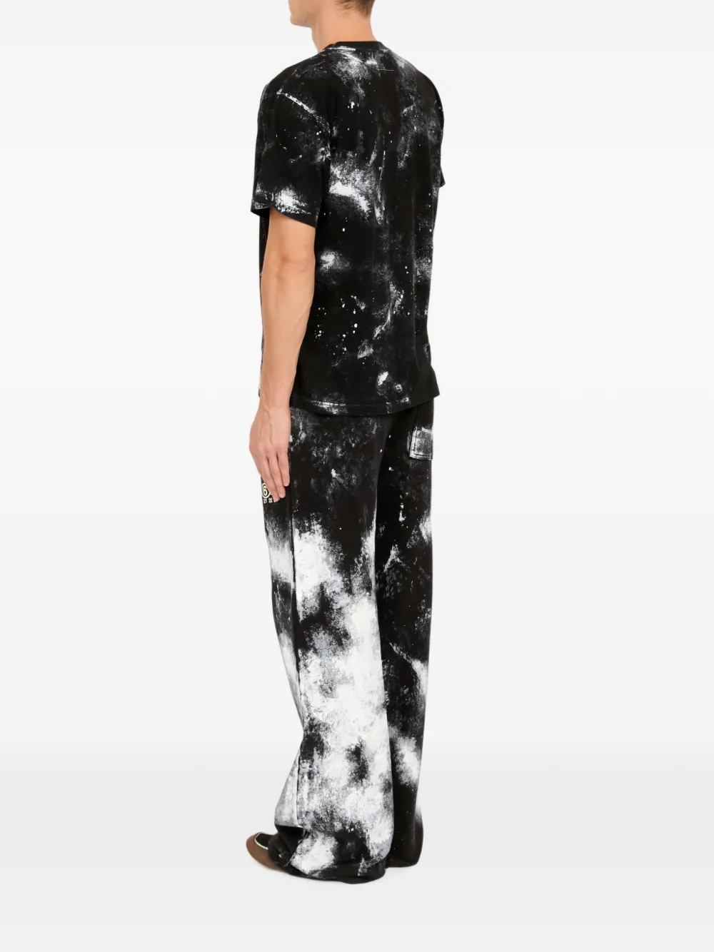 MM6 Maison Margiela T-shirt met print Zwart
