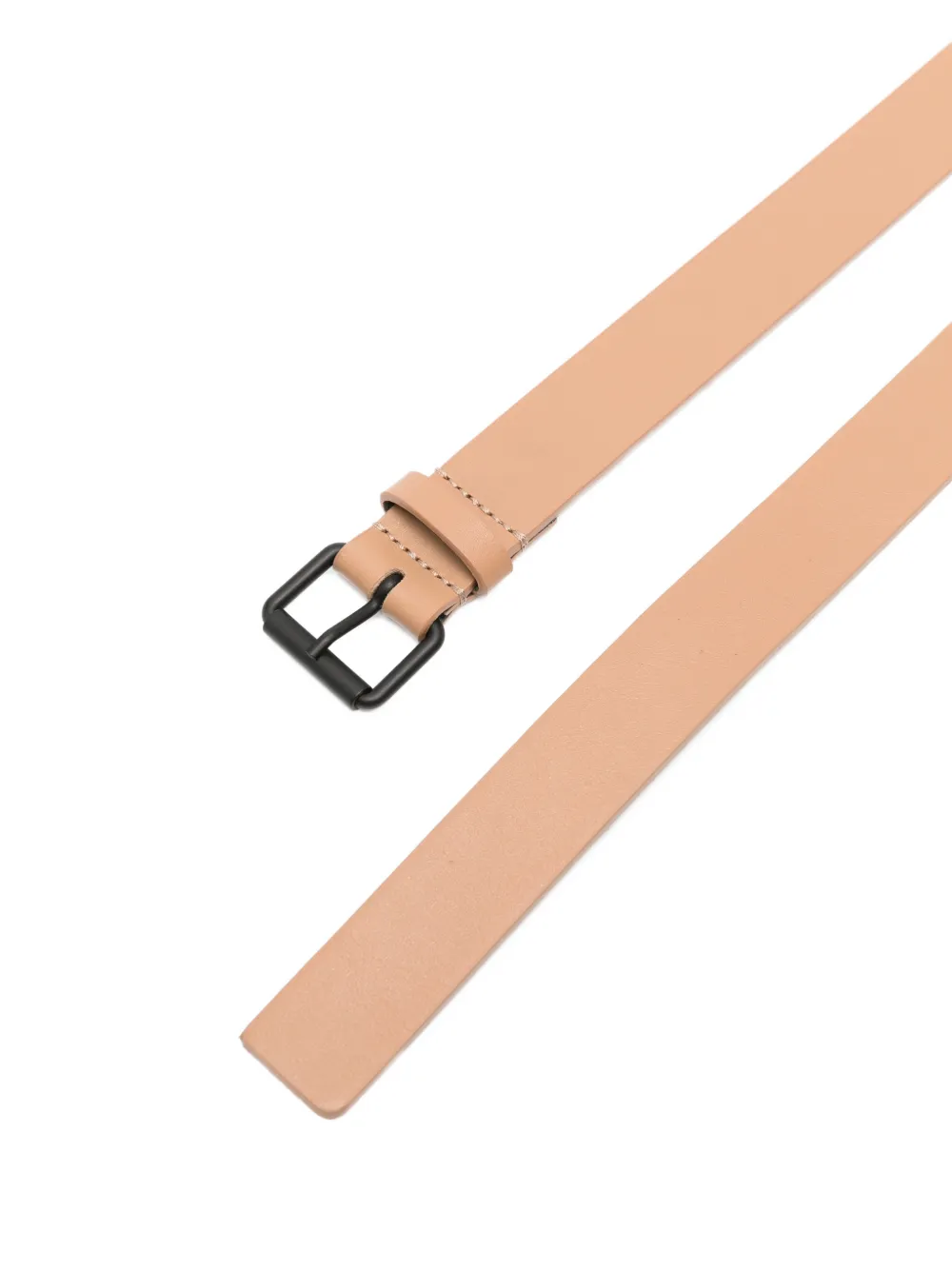  Sofie D'hoore Leather Buckle Belt - Neutrals 