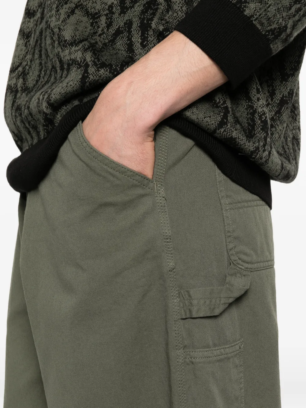 Carhartt WIP Broek met vijf zakken Groen