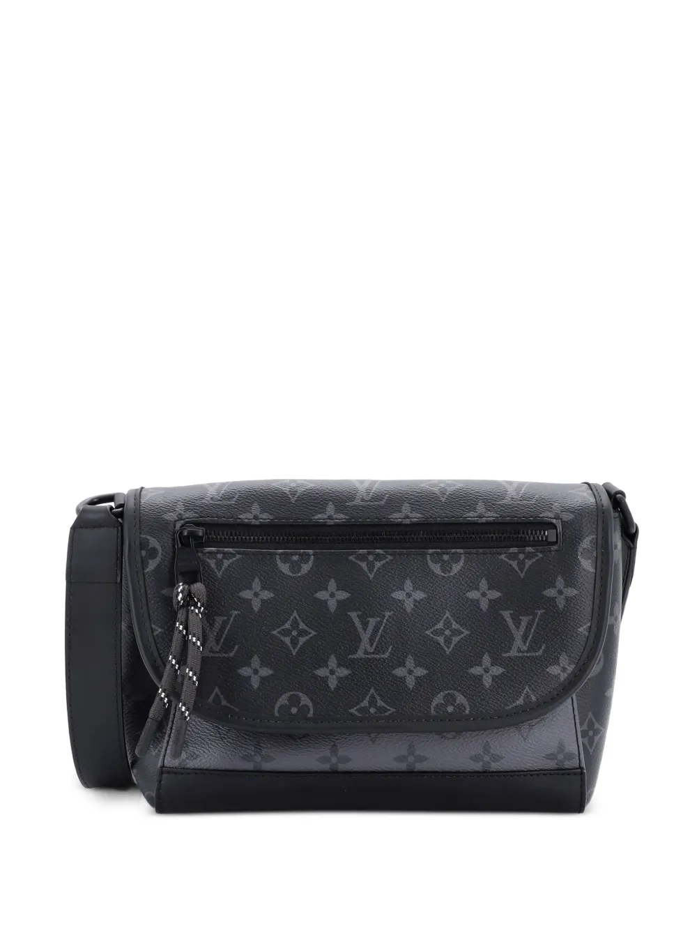 Louis Vuitton Pre-Owned Pulse Messenger Monogram Eclipse Canvas crossbody bag - Nero